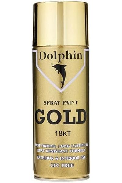 Dolphin طلاء رش 280 جرام (ذهب عيار 18)