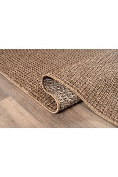 SARAZ HALI Srz-0465 Jüt Tabanlı Hasır Kaymaz Dokuma Örme Bohem Antialerjik Halı Kilim Salon Halısı