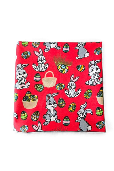 Kotonia Home Tablecloth Kotonia Home Decor Pasta, 70% cotton, 30% polyester, red, 02, 150x180 cm