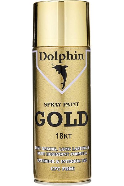 Dolphin طلاء رش 280 جرام (ذهب عيار 18)