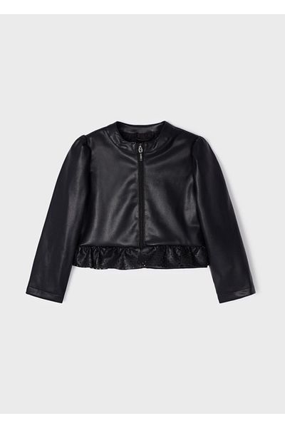 MAYORAL Girl's Faux Leather Jacket
