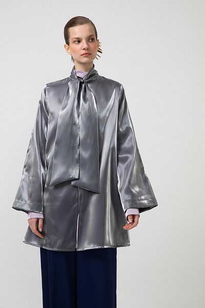 Touché Privé Glossy Shirt with Belt