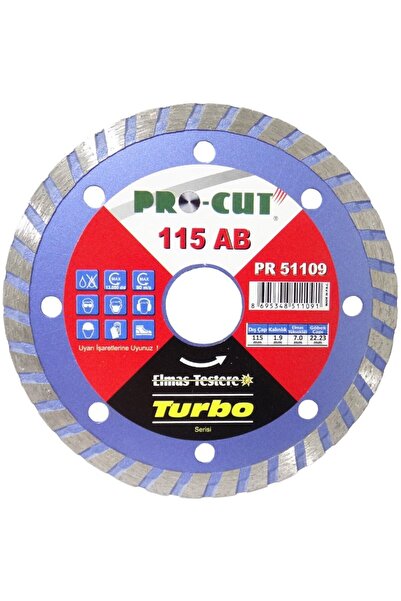 PR51109 115AB Daire Testere 115mm - Beton, Tuğla