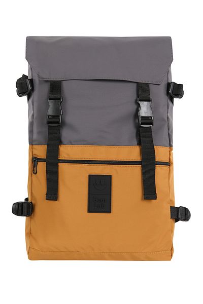 Bliss Modern Mustard 17' Laptop Compatible and Side Matte Compartment Waterproof Daily & Travel Bag