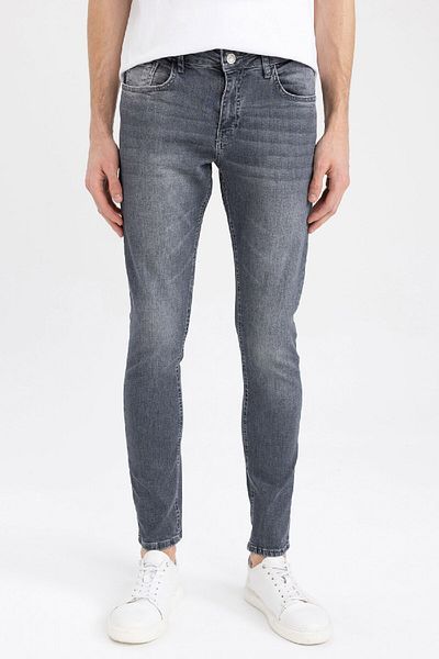 DeFacto Carlo Skinny Fit Extra Skinny Fit Κανονική μέση Τζιν παντελόνι Extra Skinny Leg A2140ax23sp