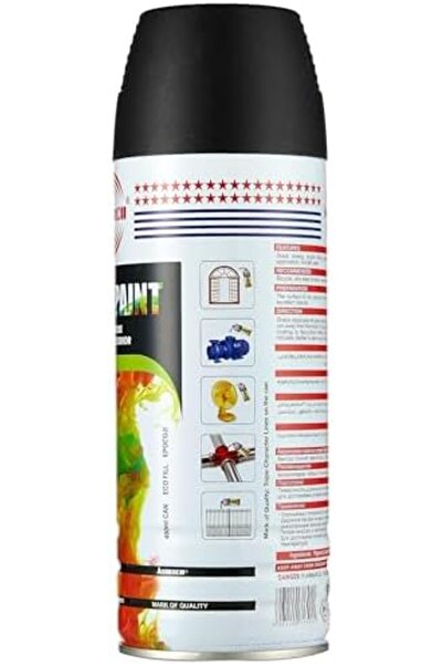 Asmaco Spray Paint, Matt Black