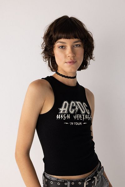 DeFacto Nirvana Atlet cu coaste, cu imprimeu, cu decolteu rotund, A8592ax23sm