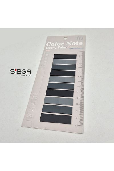 sibga tasarım Transparent Color Bookmark, Sticker Note Paper 200 Sheets