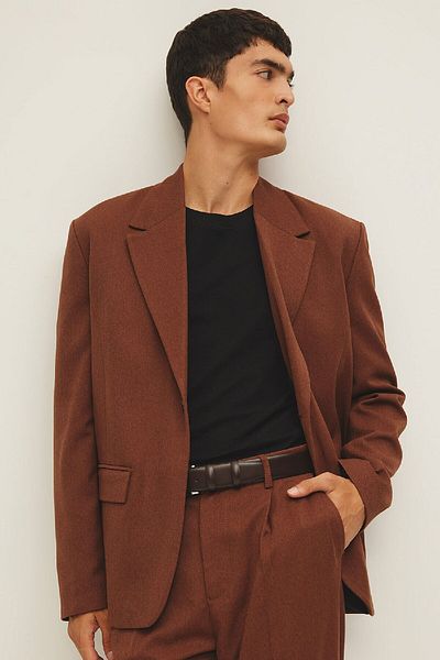 DeFacto Bequem geschnittene, gefütterte Basic-Blazerjacke – geknöpft B0059ax23wn