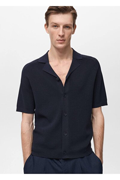 MANGO Man Ribana kalıplı gömlek