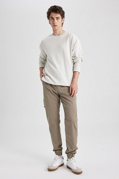 DeFacto Slim Fit Slim Fit Gabardine Trousers X6861Az23Au