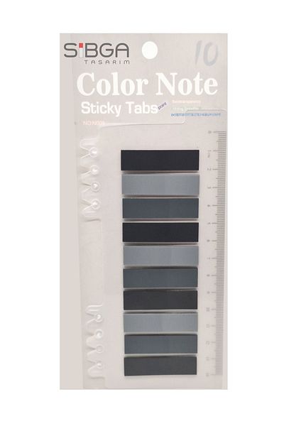 sibga tasarım Transparent Color Bookmark, Sticker Note Paper 200 Sheets