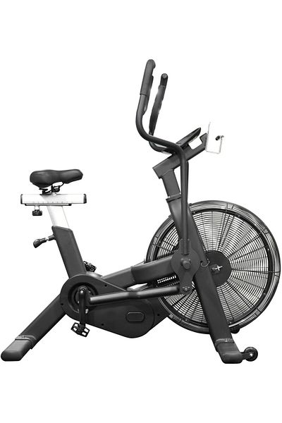 YALLA HomeGym 1 REP MAX Commercial Air Bike, Belt Driven Air Exercise Bike with Dual Action Handlebars