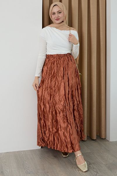 InStyle Fusta din satin maro