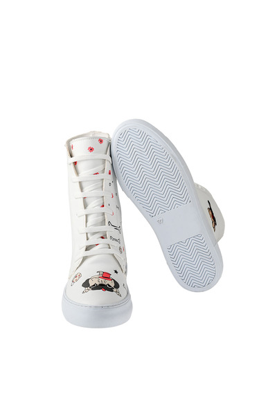 NOOSY Embroidered Printed Women's Boots
