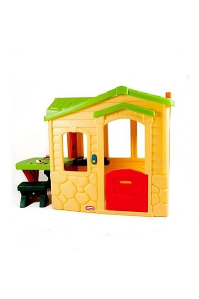 Little Tikes Casuta 'Picnic Pe Terasa' - Natural (Crem)