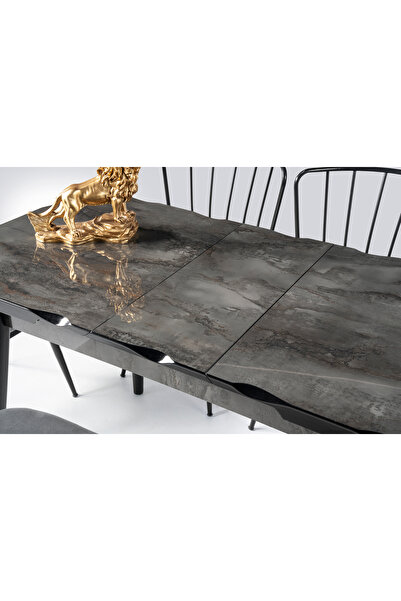 Erezogulları Mobilya İkon Açılır Mdf Highgloss Mutfak Masası 70x110