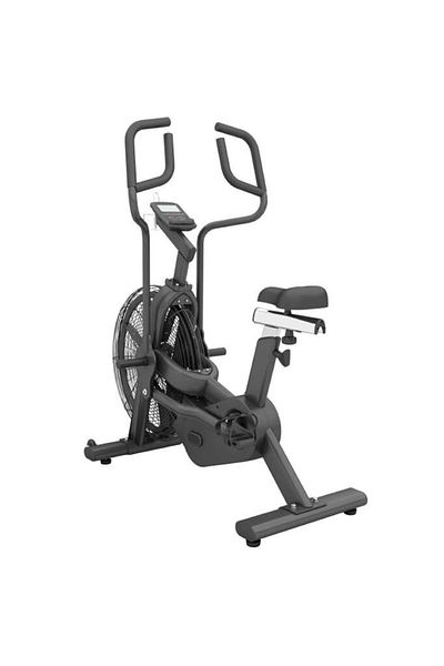 YALLA HomeGym 1 REP MAX Commercial Air Bike, Belt Driven Air Exercise Bike with Dual Action Handlebars