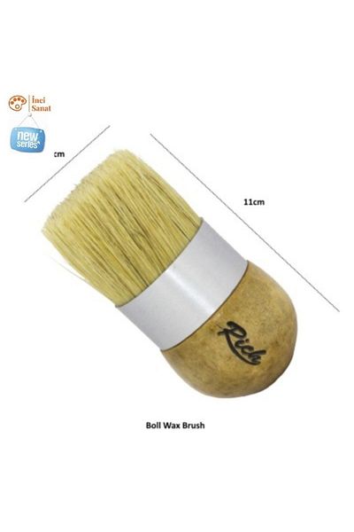 İNCİ TUVAL 800 Loose Wax Brush Large Size Natural Blending Spreading Brush