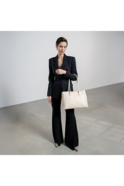 Isabel Bernard Honoré Handtasche creme