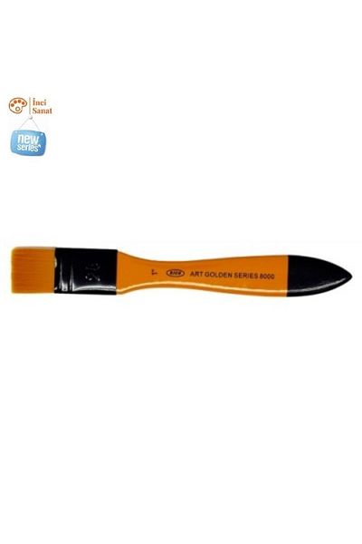 İNCİ TUVAL 8000 Series No:1 Golden Series Soft Quality Yellow Handle Floor Brush