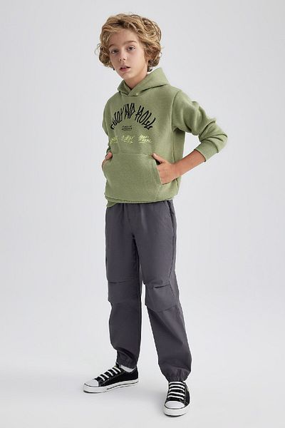 DeFacto Boy's Jogger Poplin Trousers B2623A823Au