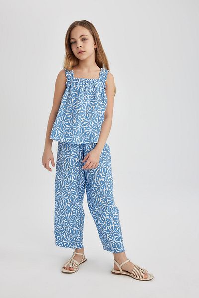 DeFacto Gemusterte Trägerbluse für Mädchen B5066A824HS