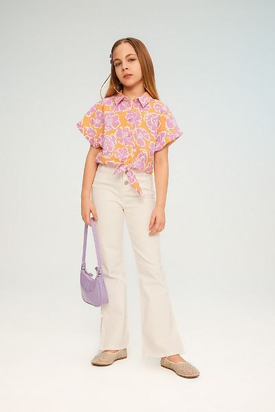 DeFacto Girl's Spanish Flare Jeans Trousers - B4955a824sm
