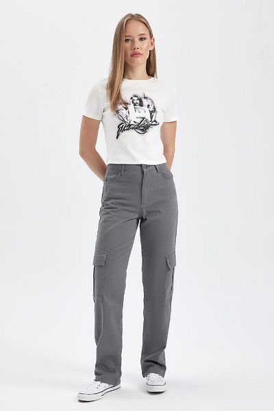 DeFacto Tricou cu mânecă scurtă cu imprimeu Dua Lipa - B2969ax23hs