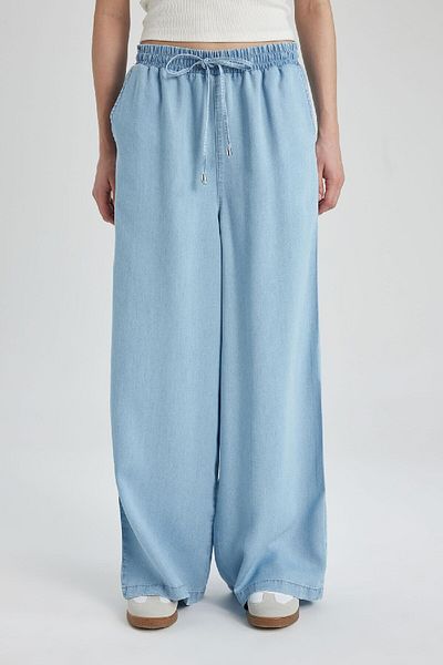 DeFacto High Waist Wide Leg Culotte Jean - B5201ax24sm