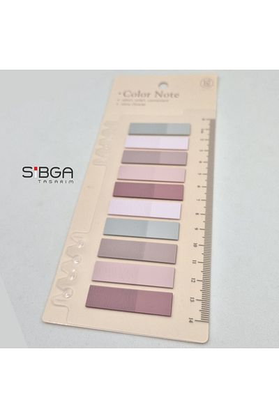 sibga tasarım Transparent Bookmark, Sticker Note Paper 200 Sheets