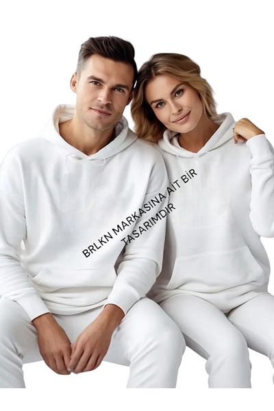 BRLKN Unprinted Hooded Lover Combination Sweatshirt