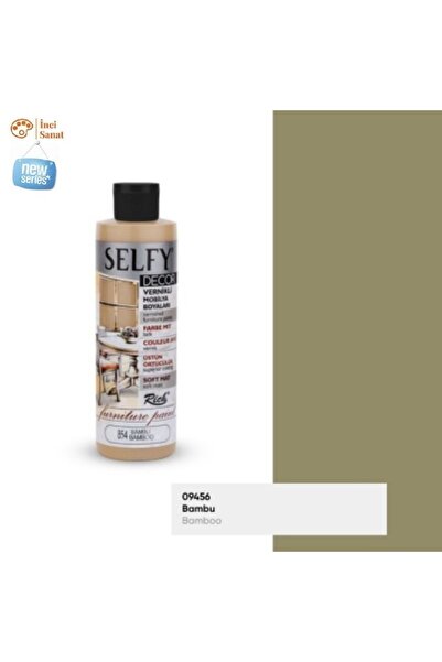 İNCİ TUVAL Bambu Selfy Decor Kendinden Vernikli Boya N:854 Su Bazlı Akrilik M...
