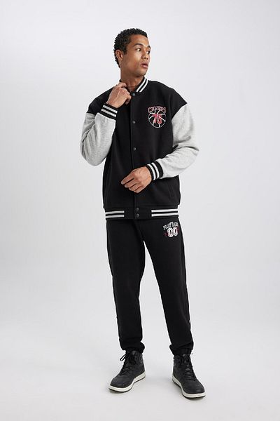 DeFacto Oversize Fit bomber parka πλήθος που ουρλιάζει χωρίς κάλυμμα εποχιακή αθλητική ζακέτα B4484ax2