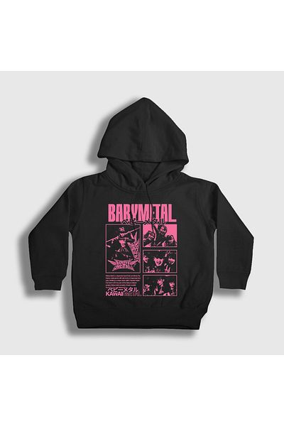 Presmono Унисекс детски музикален суитшърт с качулка Babymetal 527407tt