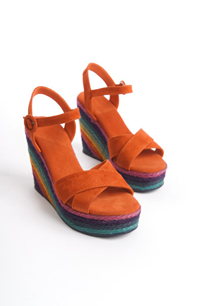 Elile Shoes Hakiki Deri Topuklu Sandalet 33-34-35-41-42-43-44 Numara