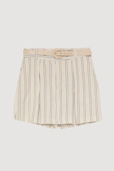 Quzu femei curea detaliată pantaloni scurți fustă