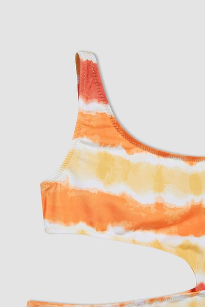 DeFacto Patterned Girl's Swimsuit - B7009a824sm