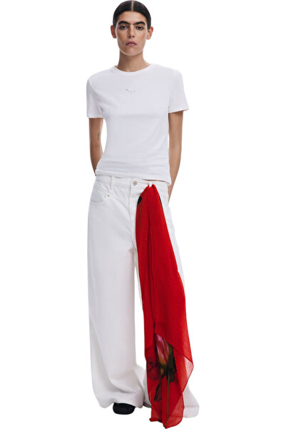 Desigual Tricou Desigual 3D Logo Parana - 25SWTK15-1000