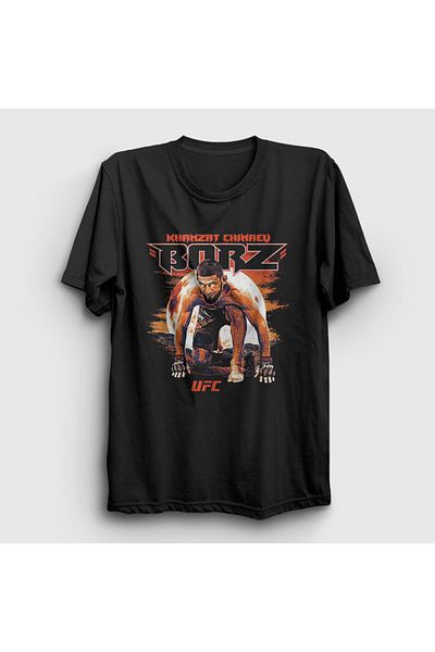 Presmono Μπλουζάκι Unisex Black Stare Ufc Mma Wrestling Khamzat Chimaev 529713 ττ
