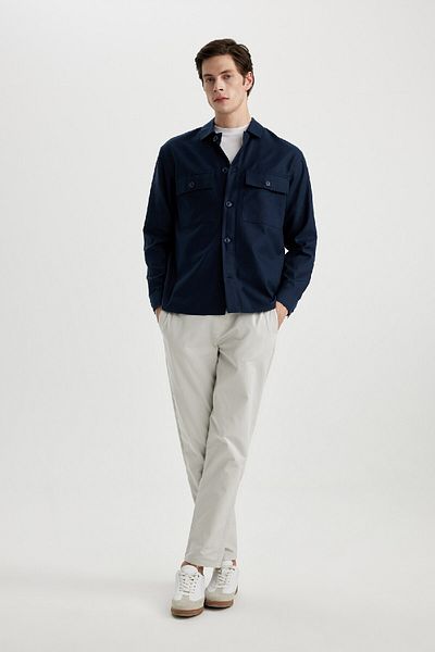 DeFacto Jogger Skinny Leg Gabardine Trousers Z9933az24sp