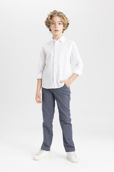 DeFacto Boy's Standard Leg Twill Trousers B7423a824sp