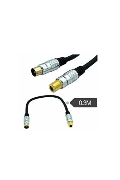 Universal كابل تلفزيون Hytech HY-P610 1.5MT rg6U6 F-M إلى 9.5