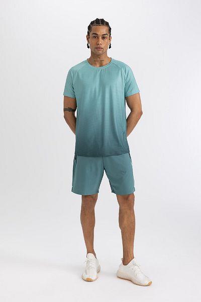 DeFacto Μπλουζάκι Heavy Fabric - Crew Neck Printed T-shirt B5118ax24spgn1113