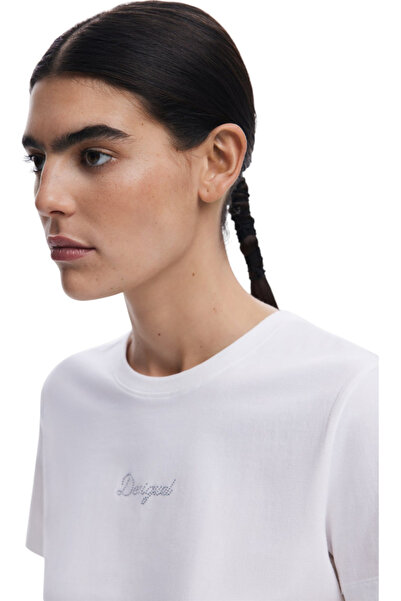 Desigual Tricou Desigual 3D Logo Parana - 25SWTK15-1000