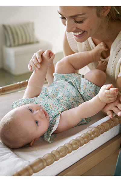 MAYORAL Toddler Girls Double Shorts Pack - Green Floral
