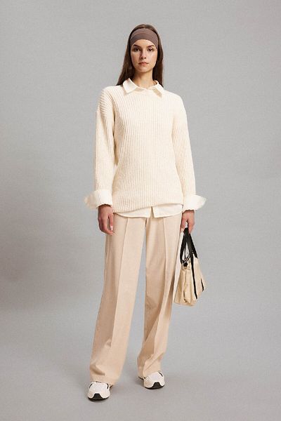 DeFacto Regular Fit Crew Neck Knitwear Sweater Tunic B6325Ax24Sp