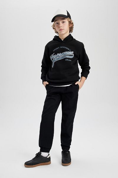 DeFacto Boy's Jogger Pants - Lace-Up Waist, Pocket Elastic Leg B6713A824Sm