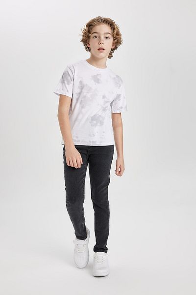 DeFacto Boy's Slim Fit Skinny Leg Jeans Basic Pants B5444A824Sm