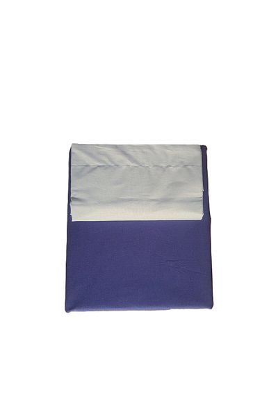 Kotonia Home 3-piece set Deco UNI Ranforce color, 220×240 cm and 2 pillowcases 50×70 cm, cotton, navy blue&gray
